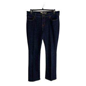 Old Navy Womens Jeans Adult Size 14 Sweetheart Dark Wash Mid Rise Stretch